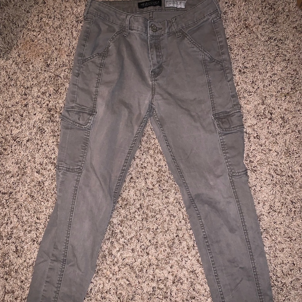 Army Green Skinny Jeans